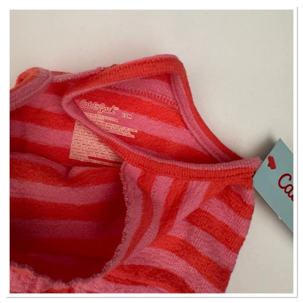Toddler Girls Striped Sleeveless Striped Romper Cat & Jack